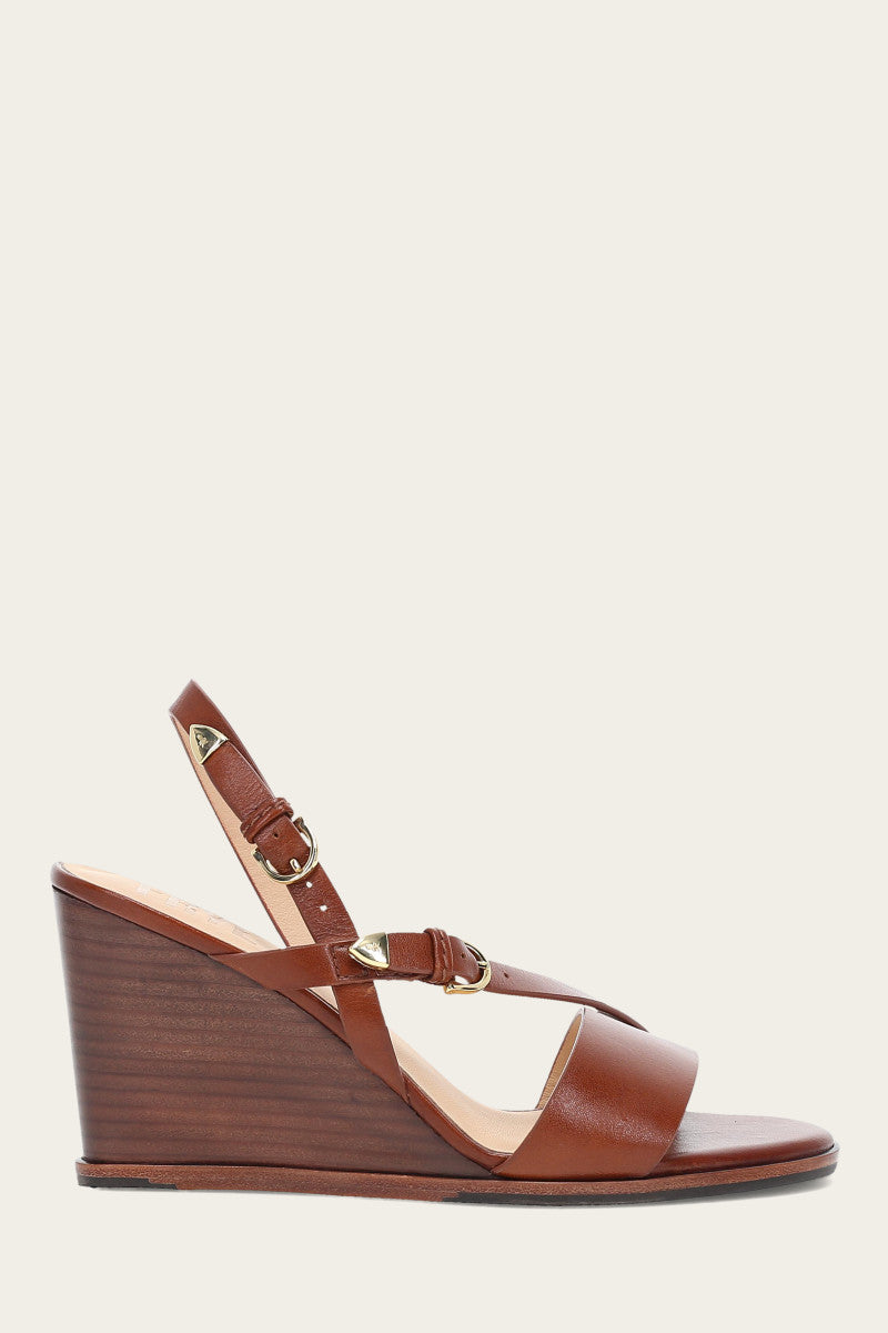 Rachel Buckle Sandal - Cinnamon - Outside