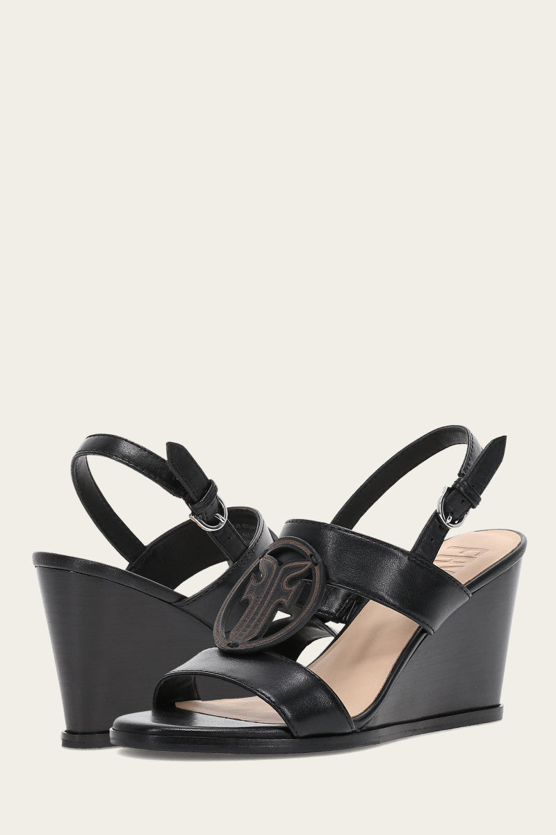 Rachel Logo Sandal - Black - Pair