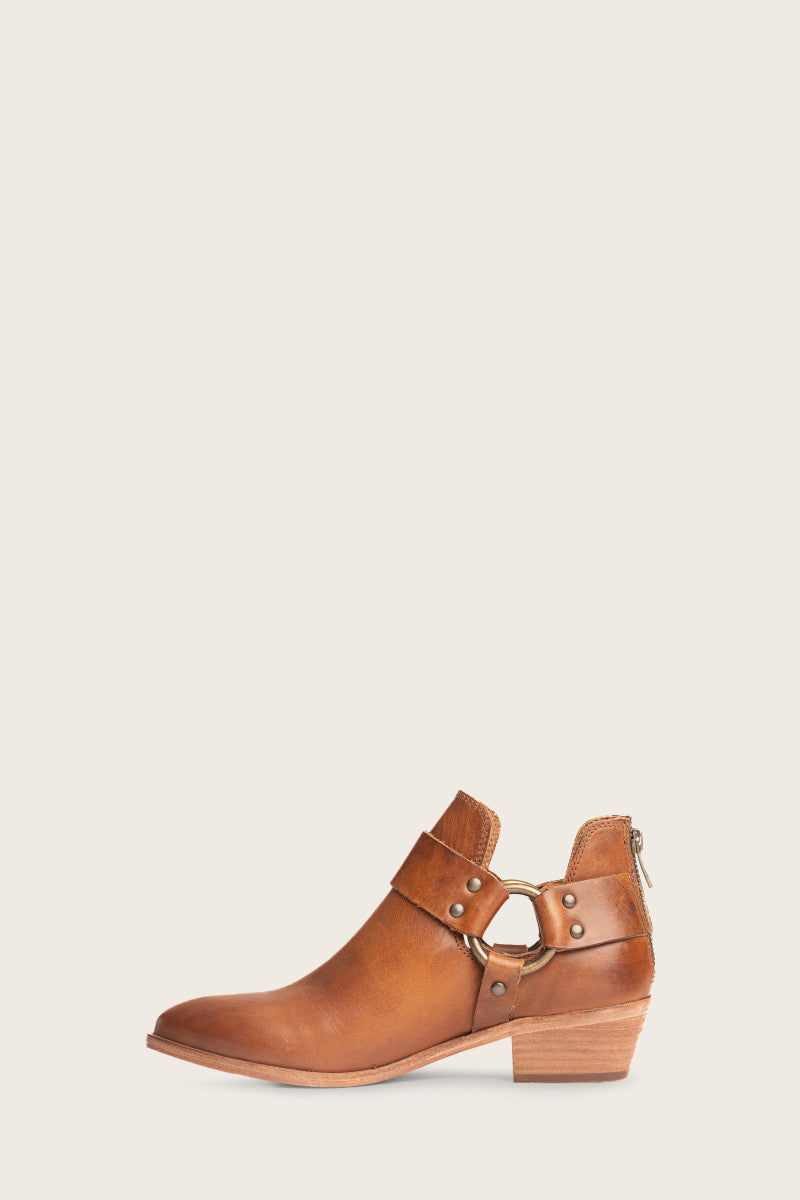 Ray Harness Back Zip - Caramel - Inside