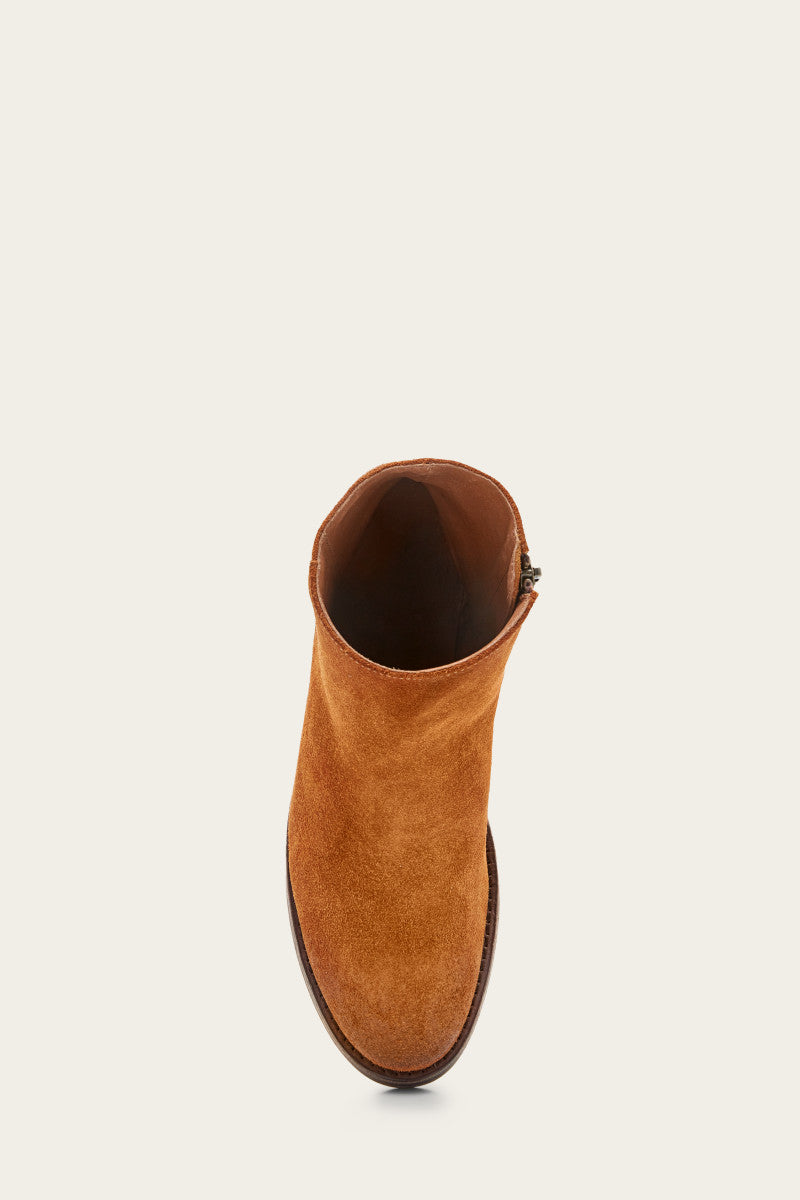 Rosalia Bootie - Brown - Top Down