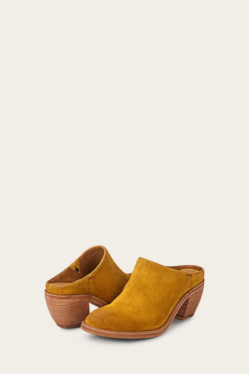 Rosalia Mule - Mustard - Pair