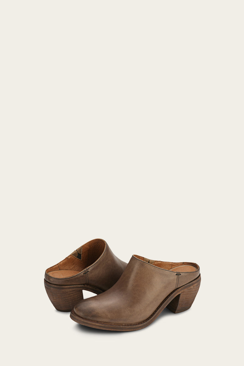 Rosalia Mule - Stone - Pair