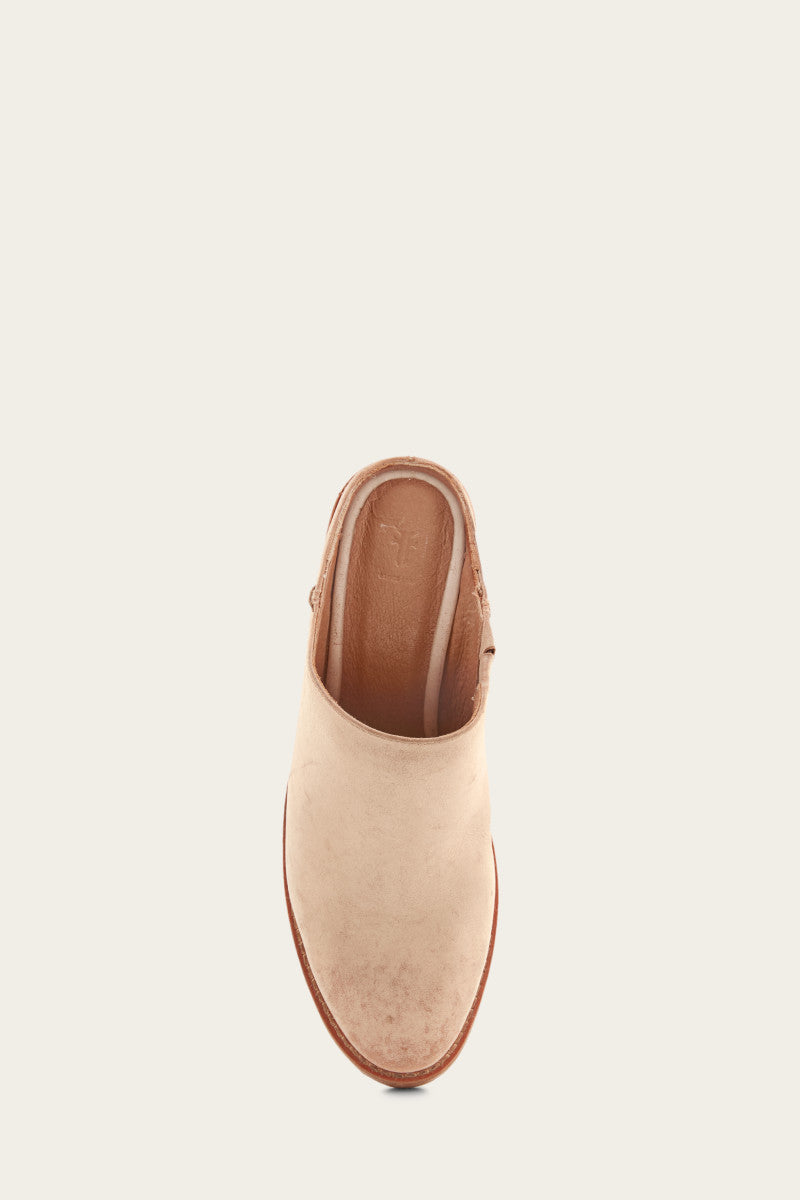 Rosalia Mule - White - Top Down