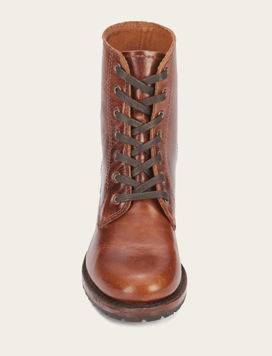 Sabrina 6G Lace Up - Cognac - Front