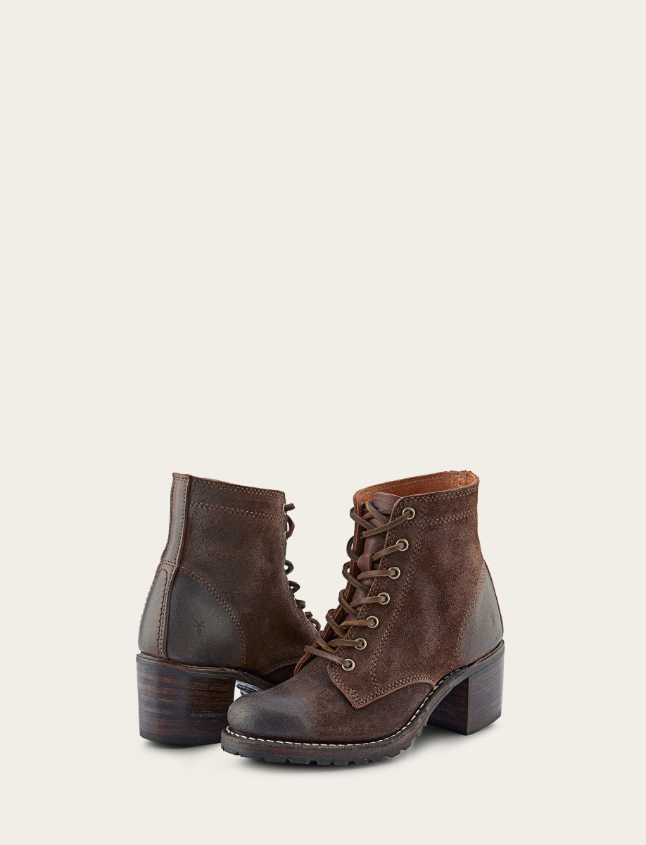 Sabrina 6G Lace Up - Dark Brown - Pair