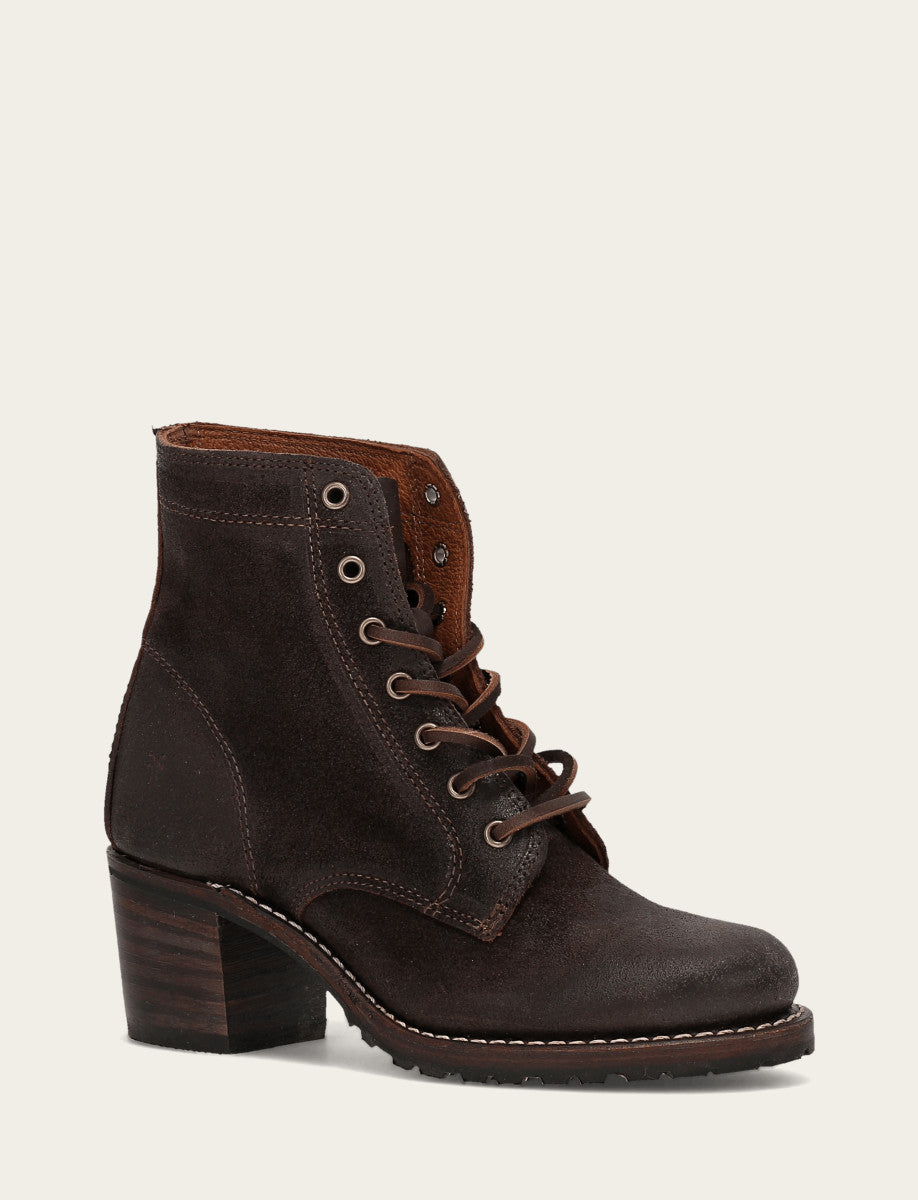 Sabrina 6G Lace Up - Dark Brown - Hero