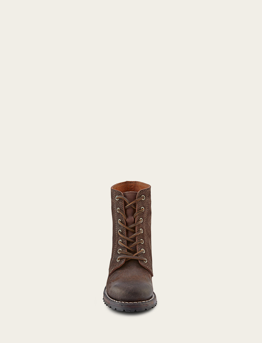 Sabrina 6G Lace Up - Dark Brown - Front