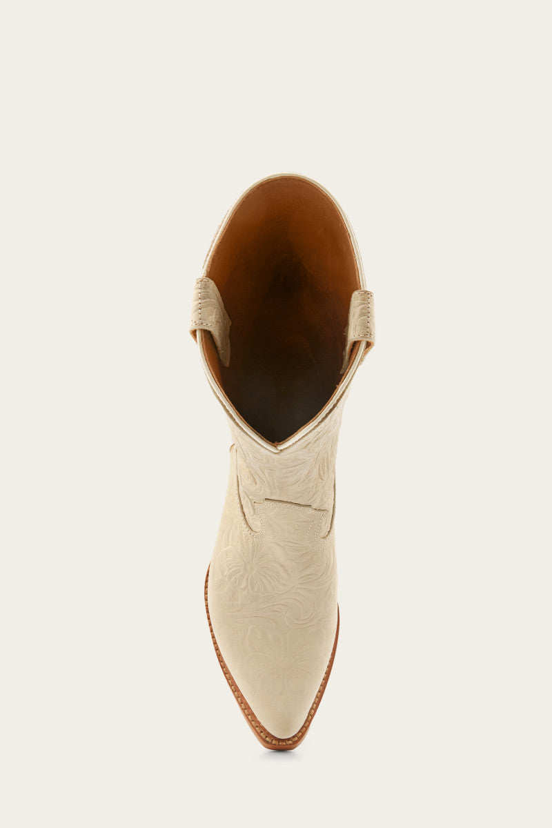 Sacha Mid Pull On - Ivory - Top Down