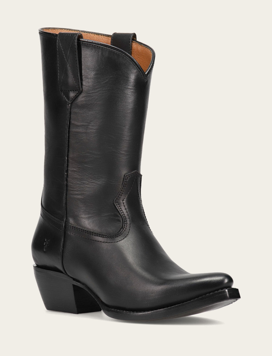 Sacha Mid Pull On - Black - Hero