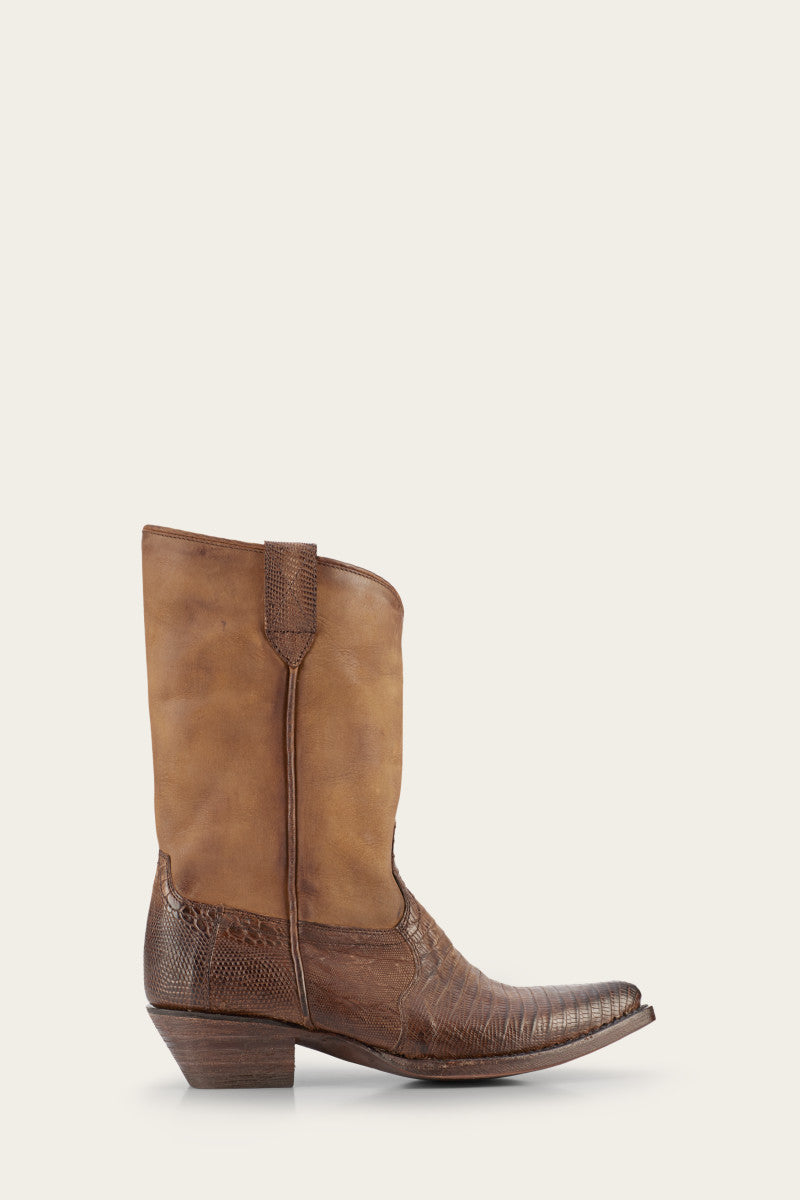 Sacha Mid Pull On - Brown - Outside