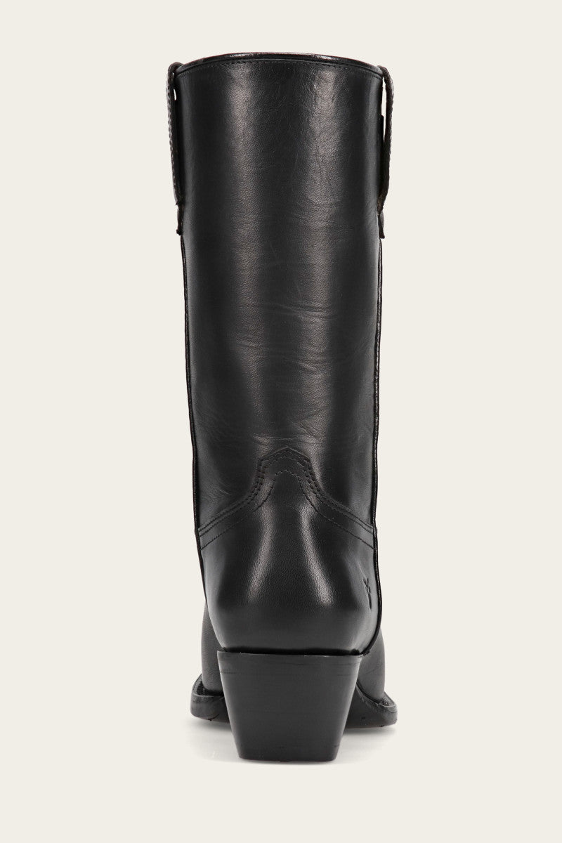 Sacha Mid Pull On - Black - Back