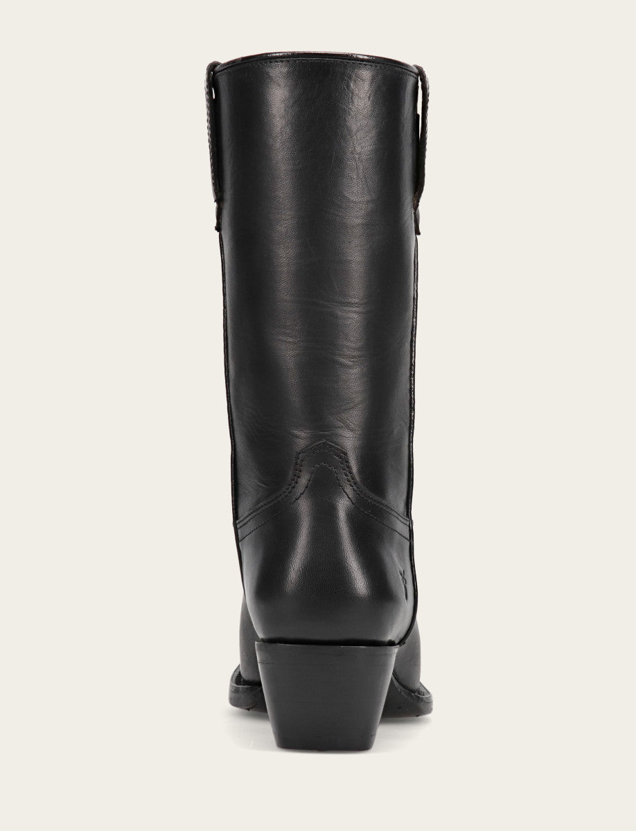 Sacha Mid Pull On - Black - Back