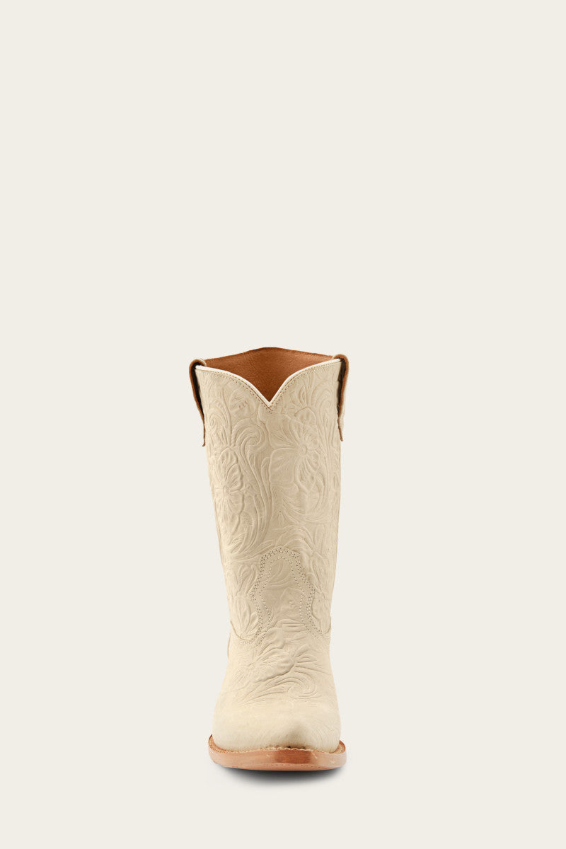 Sacha Mid Pull On - Ivory - Front
