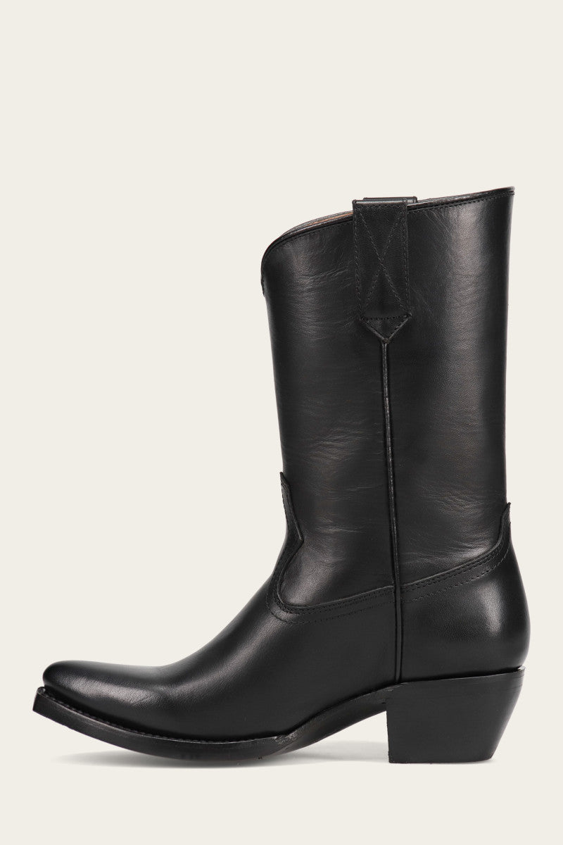 Sacha Mid Pull On - Black - Inside
