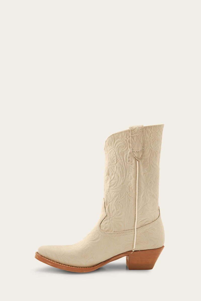 Sacha Mid Pull On - Ivory - Inside