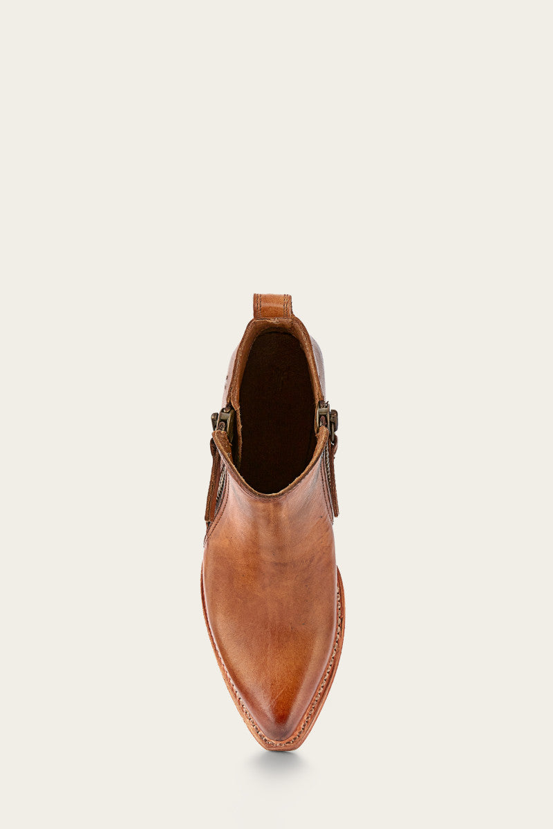 Sacha Moto Short - Caramel - Top Down