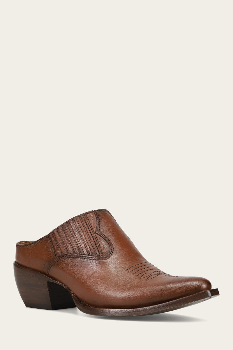 Frye leather mules shop