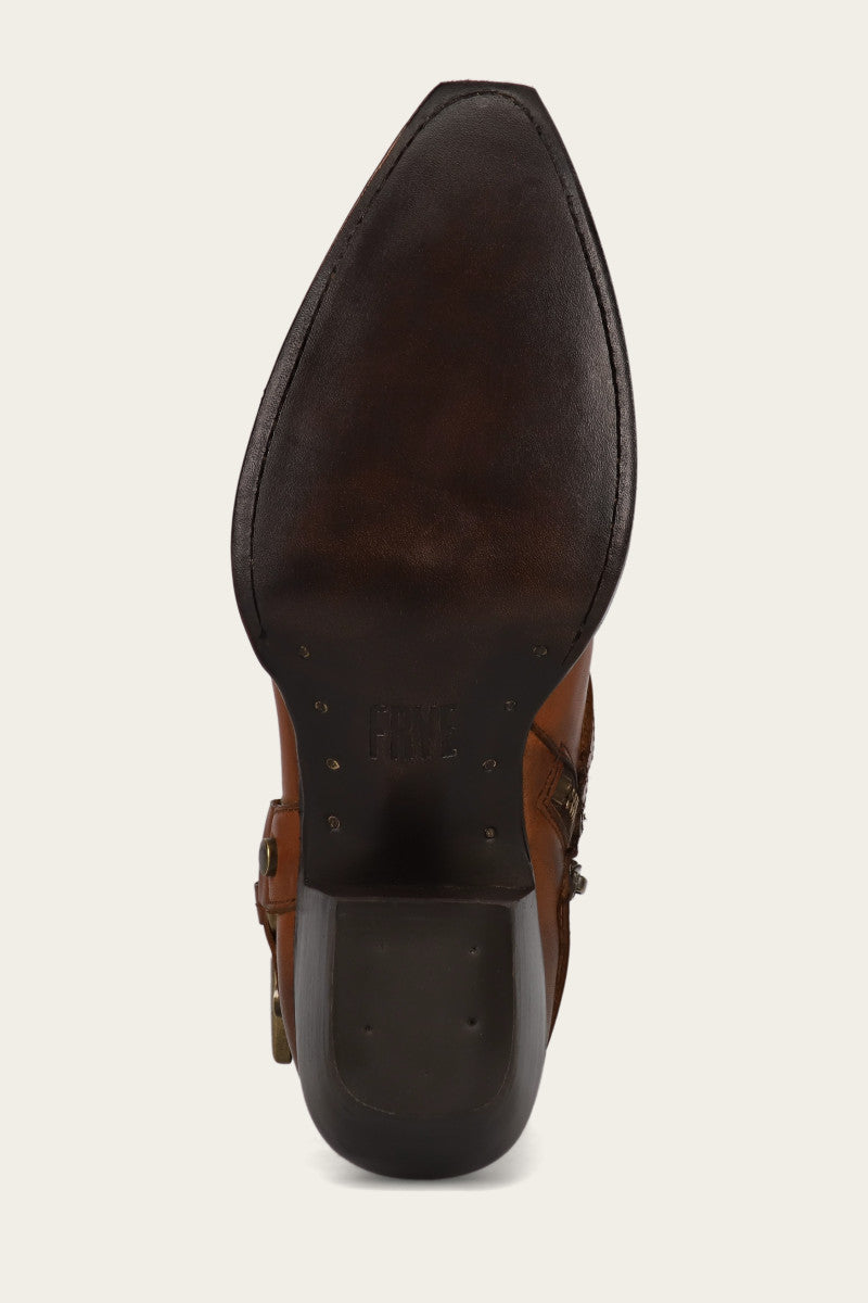 Sacha Multi Strap Bootie - Caramel - Sole