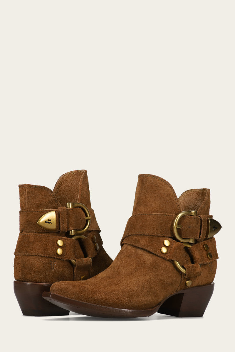 Sacha Multi Strap Bootie - Bark - Pair
