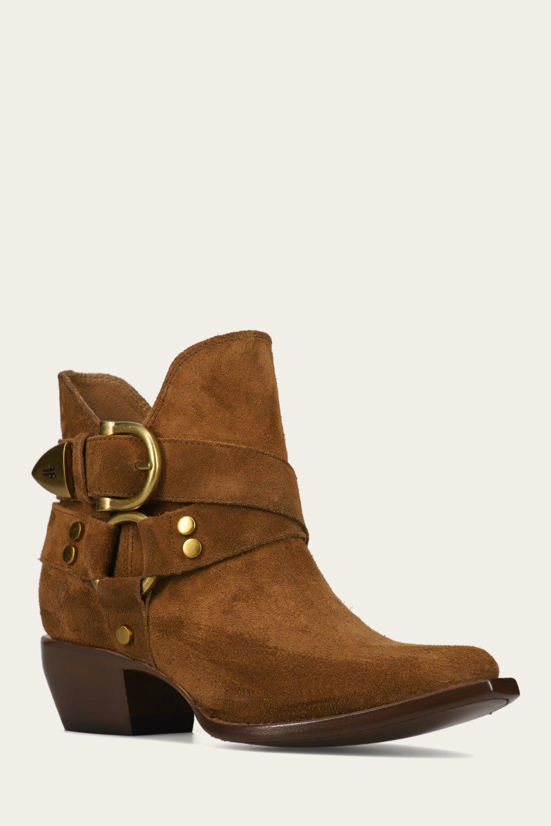 Sacha Multi Strap Bootie - Bark - Hero