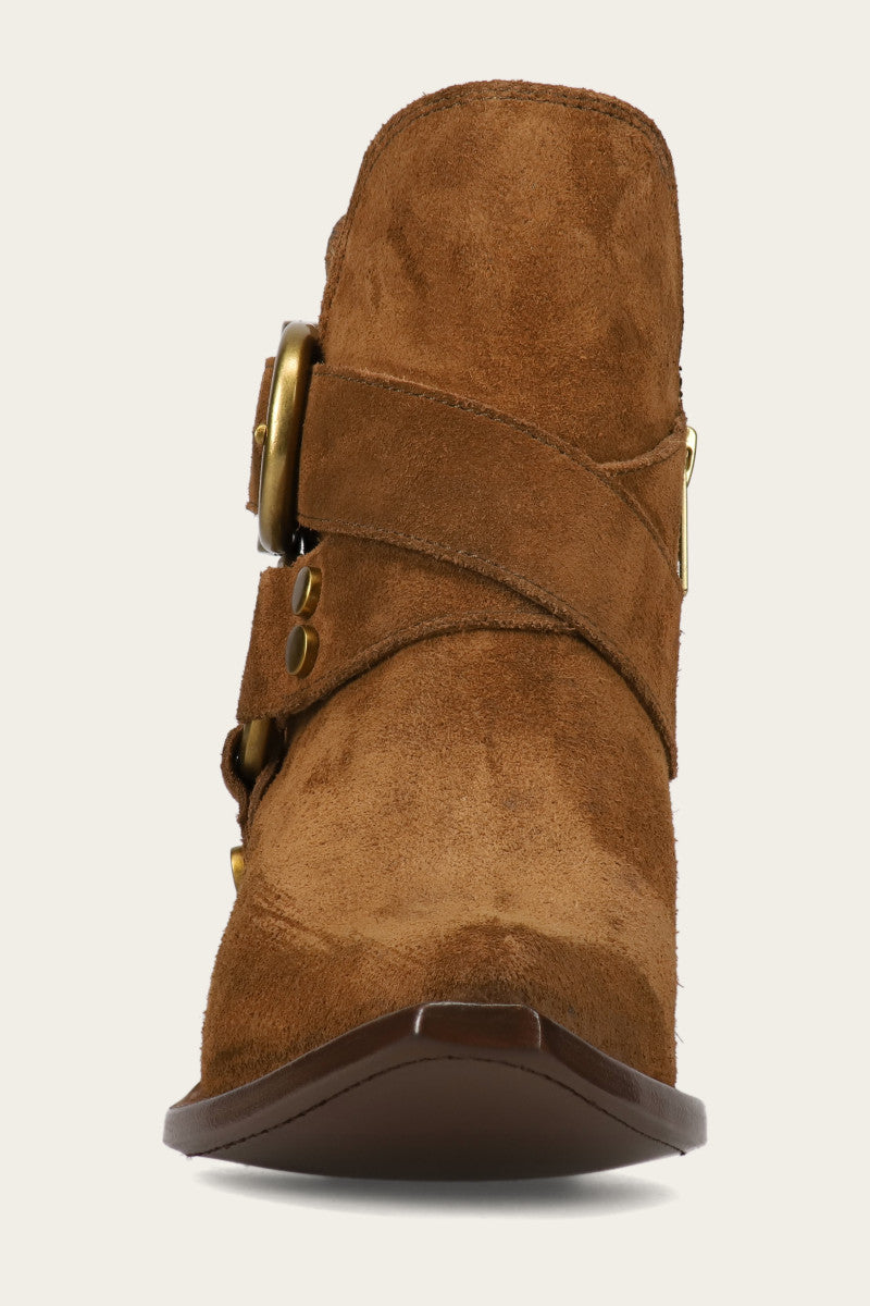 Sacha Multi Strap Bootie - Bark - Front
