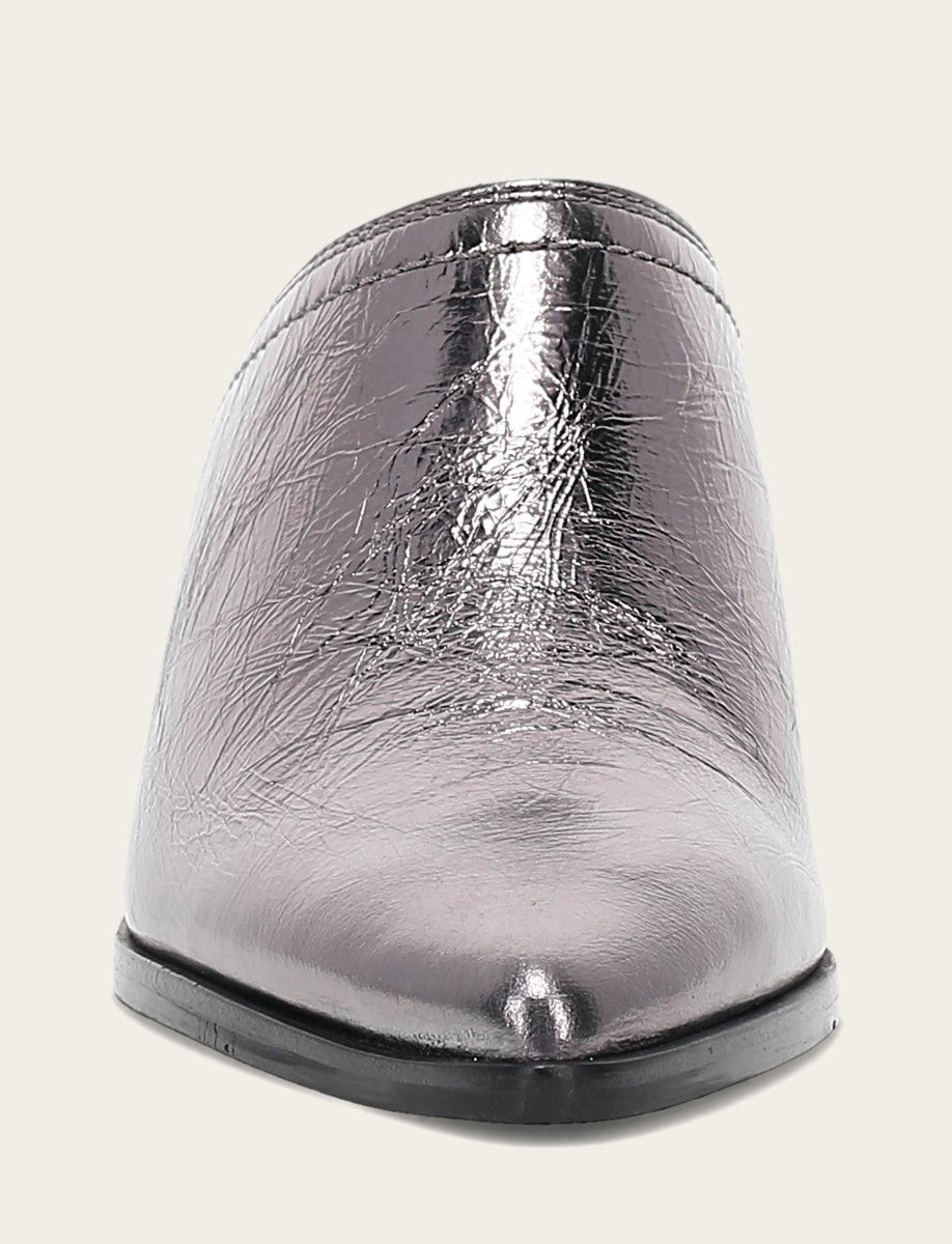 Sadie Mule - Pewter - Front
