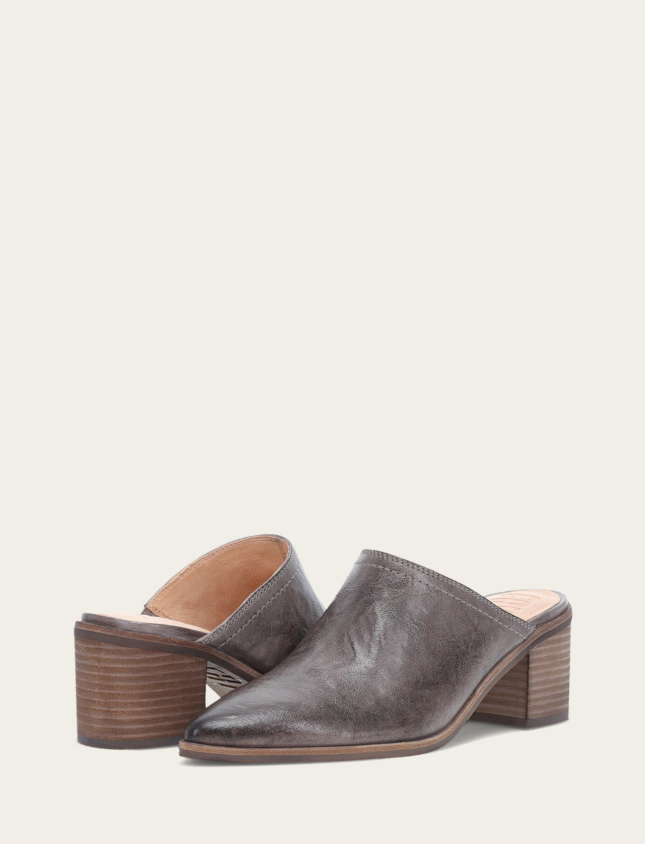 Sadie Mule - Steel - Pair