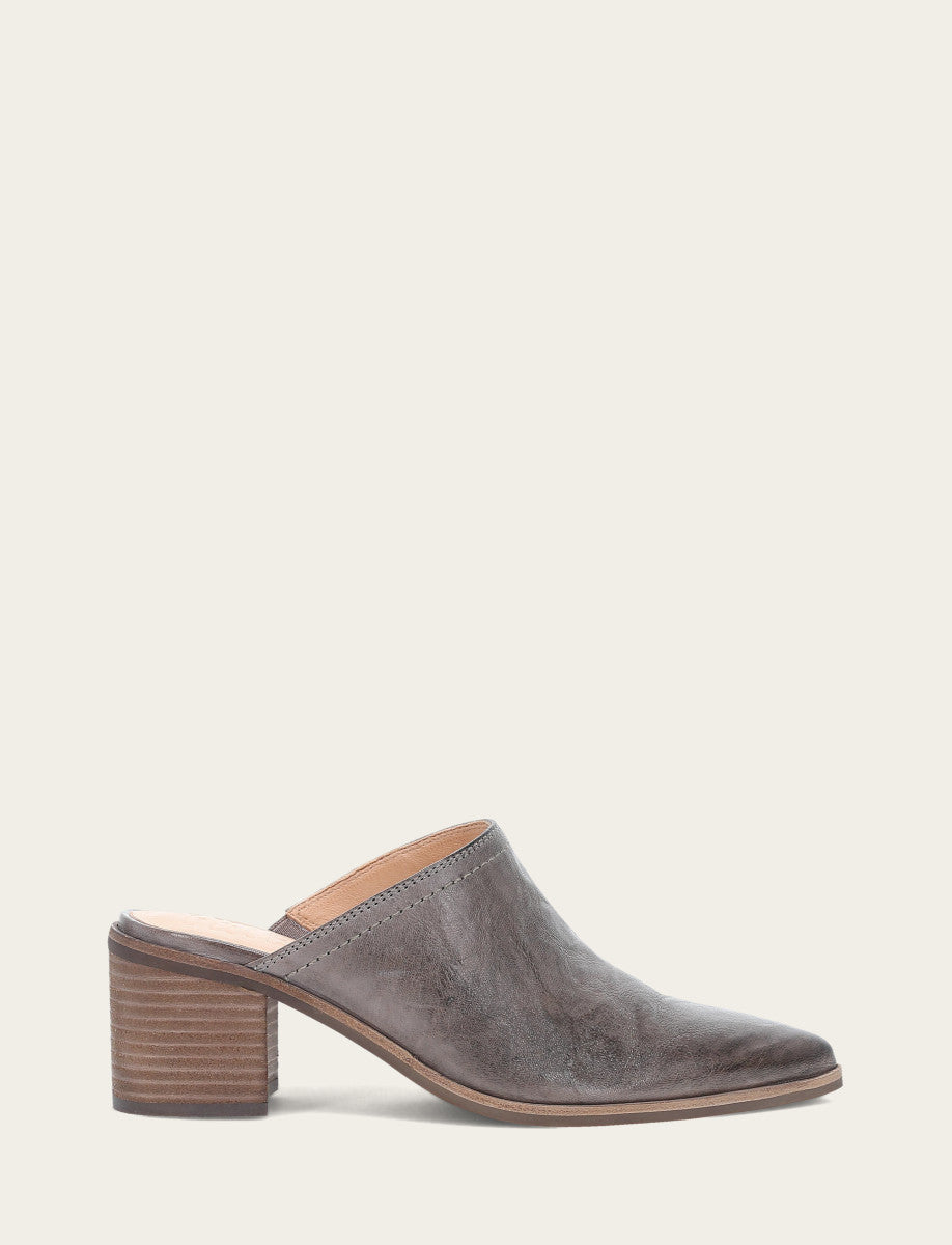 Sadie Mule - Steel - Outside
