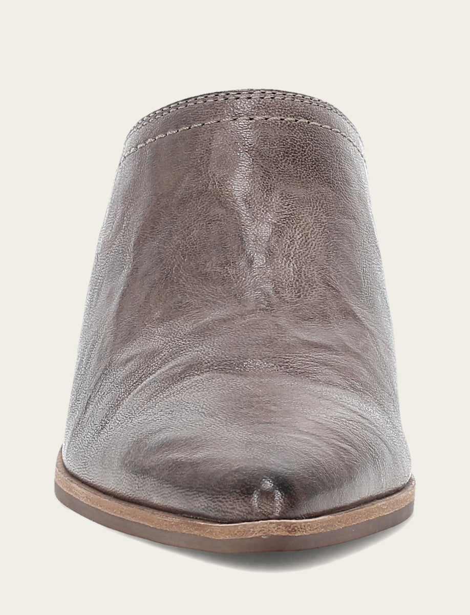 Sadie Mule - Steel - Front