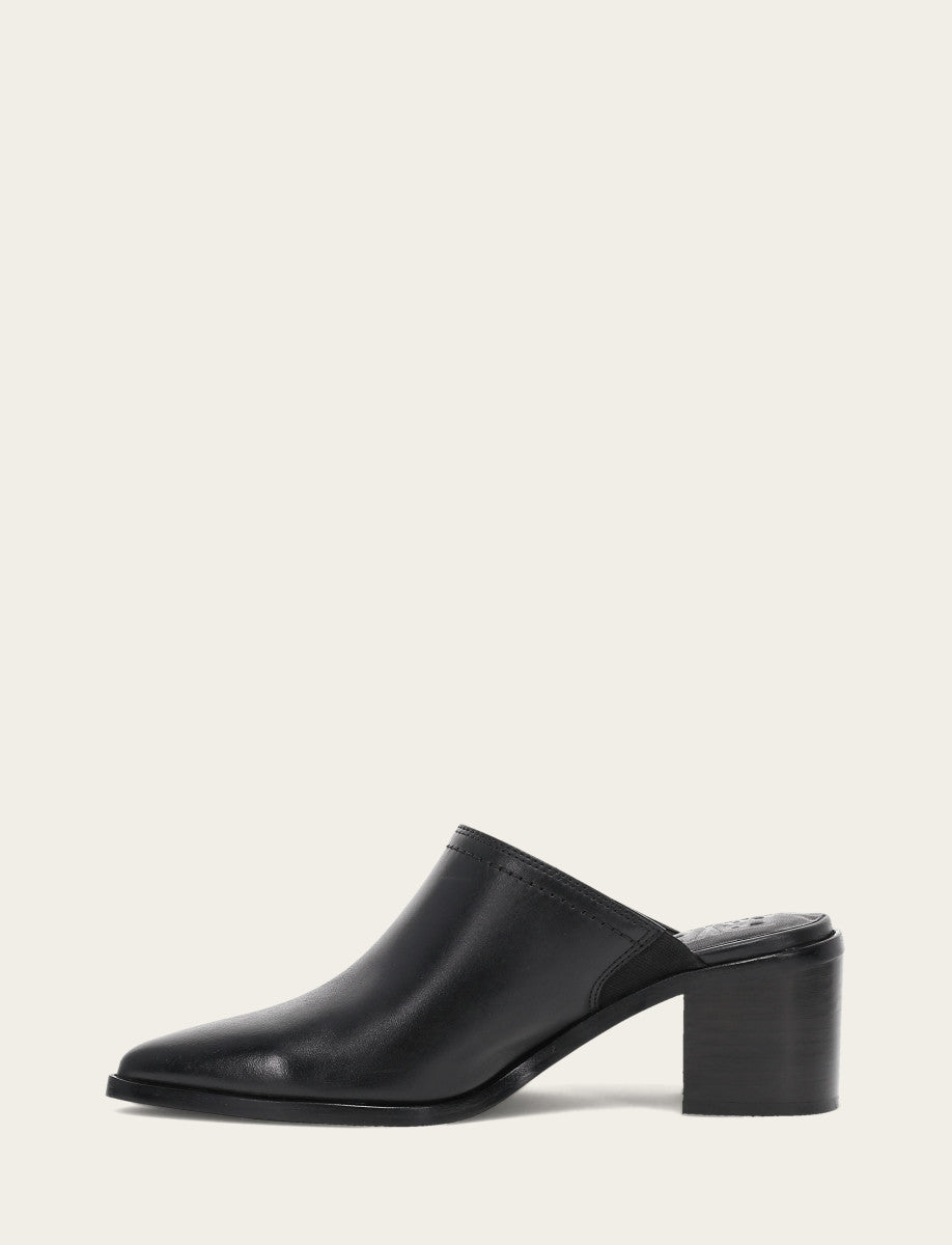 Sadie Mule - Black - Inside