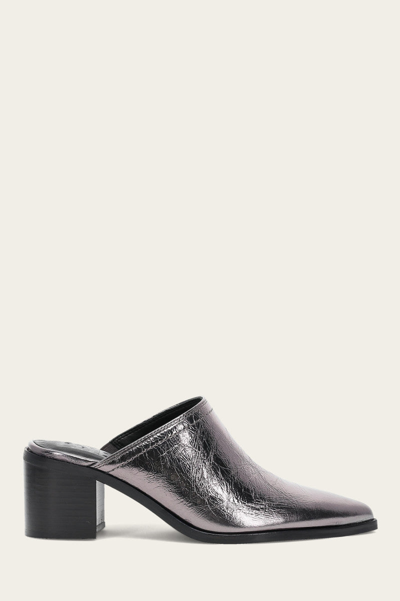 Sadie Mule - Pewter - Outside