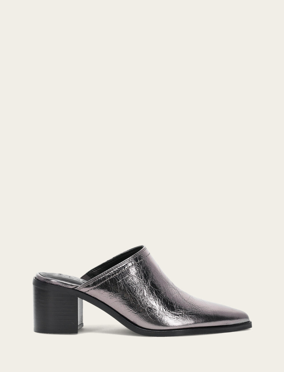 Sadie Mule - Pewter - Outside