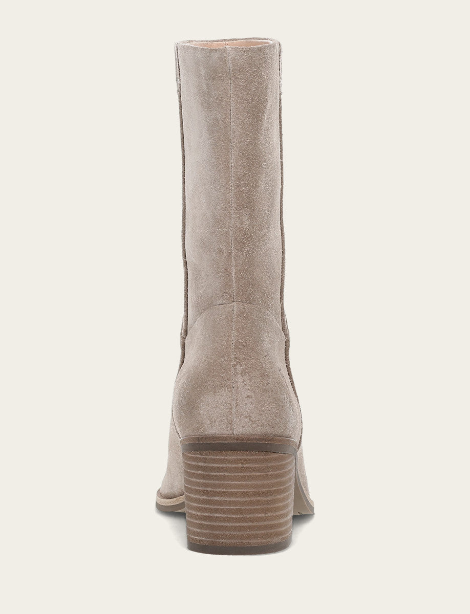 Sadie Softy Mid - Taupe - Back