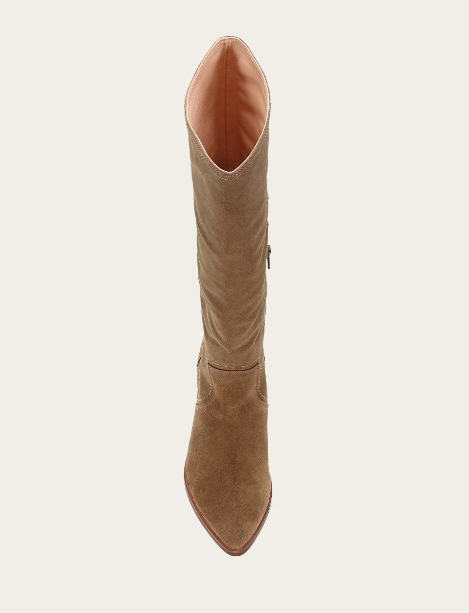 Sadie Softy Tall - Almond - Top Down