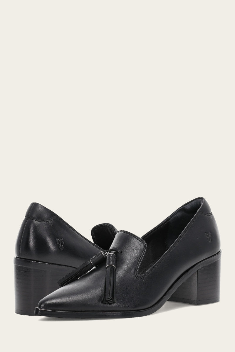 Sadie Venetian Tassel - Black - Pair