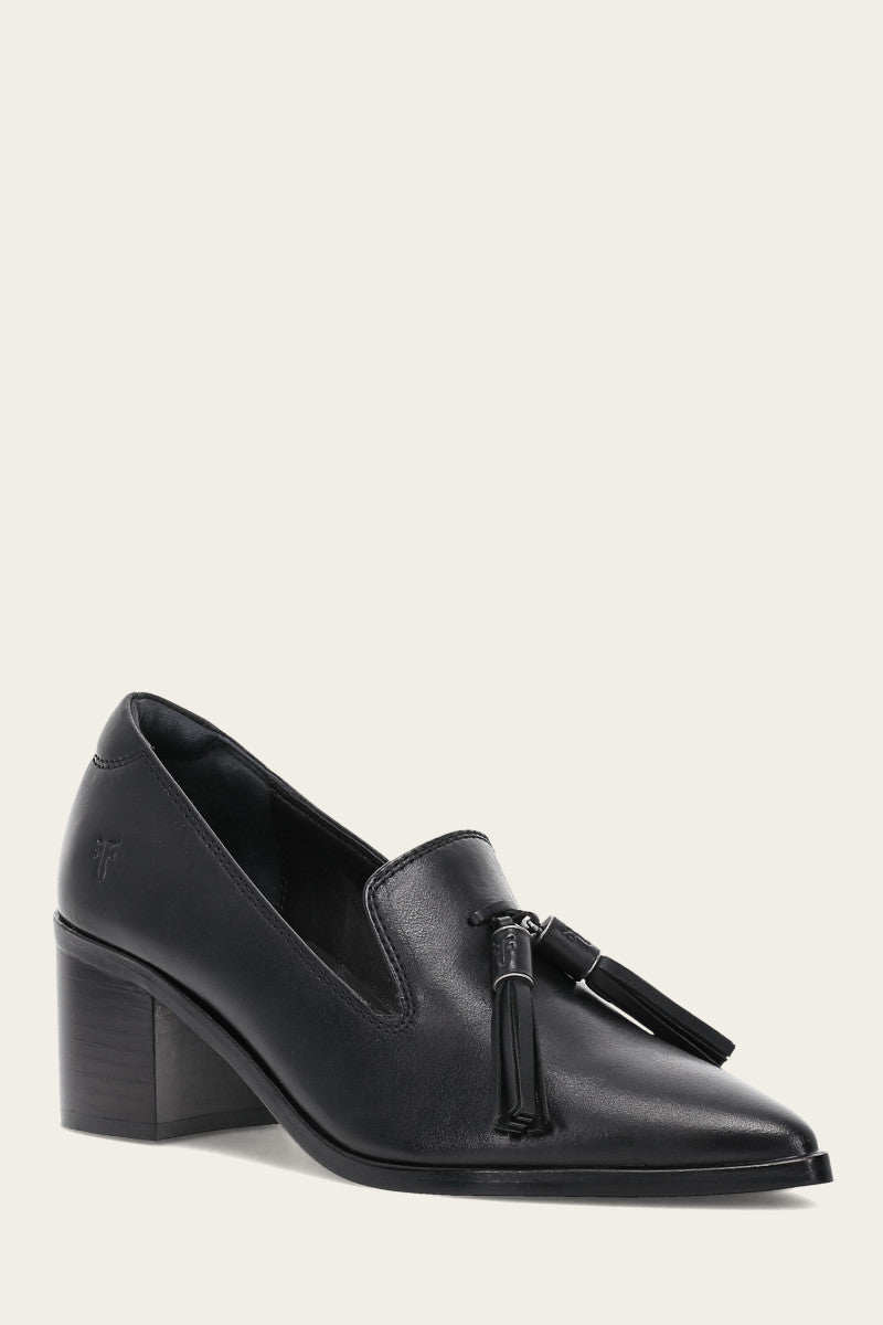 Sadie Venetian Tassel - Black - Hero