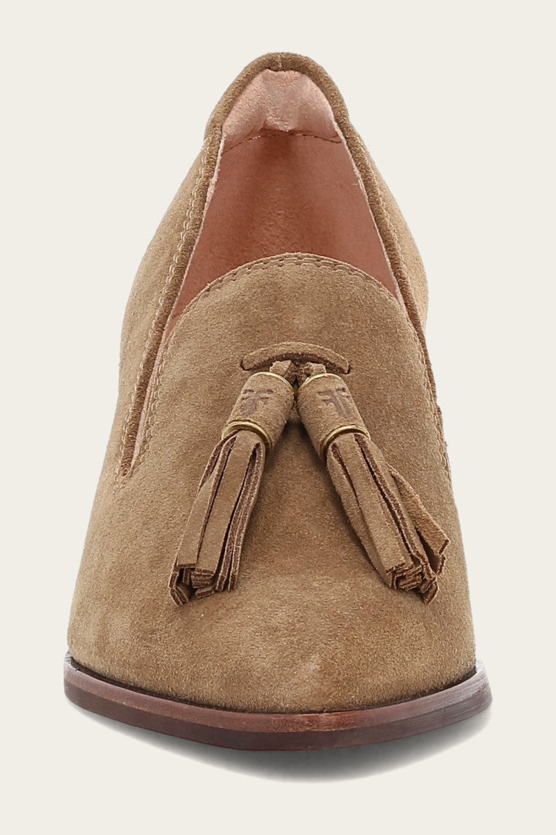 Sadie Venetian Tassel - Almond - Front