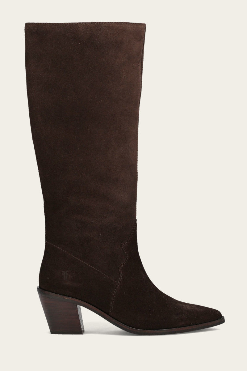 Sara Slouchy - Dark Brown - Outside