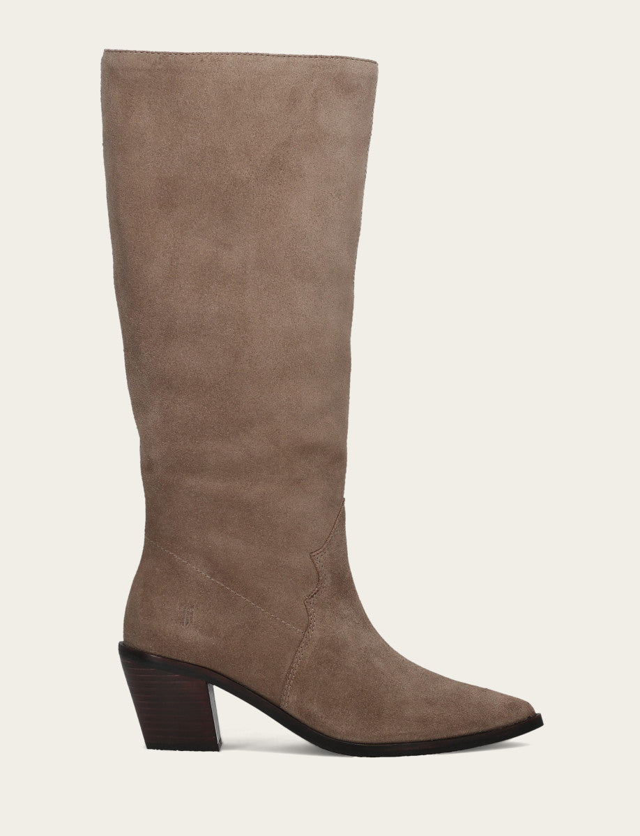 Sara Slouchy - Dark Taupe - Outside