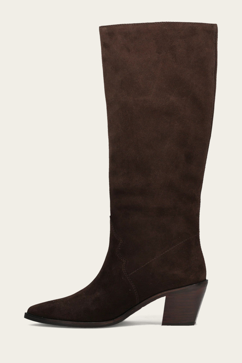Sara Slouchy - Dark Brown - Inside
