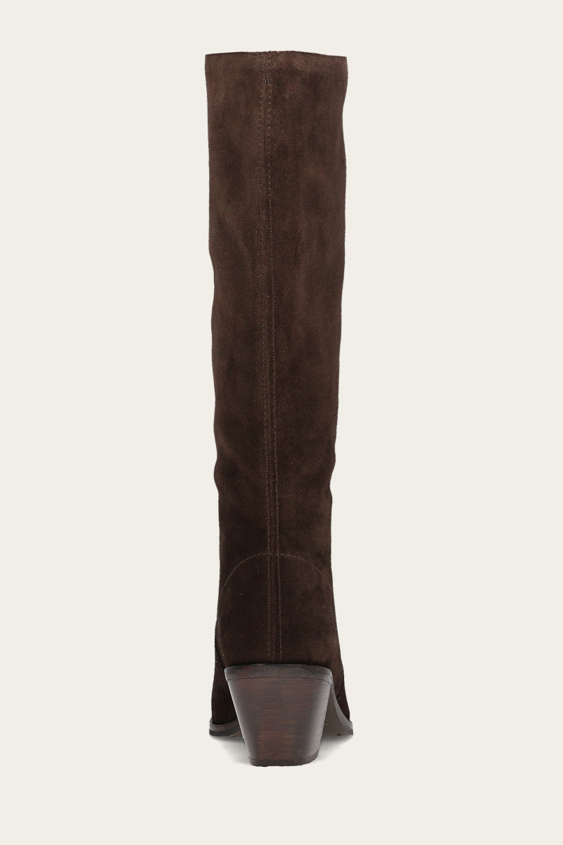 Sara Slouchy - Dark Brown - Back