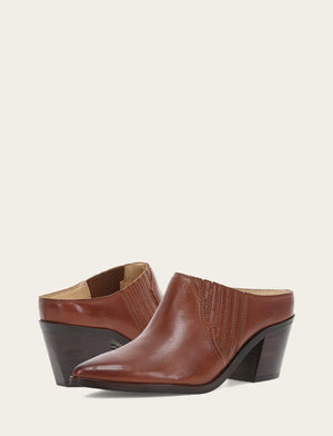 Sara Western Mule - Cinnamon - Pair
