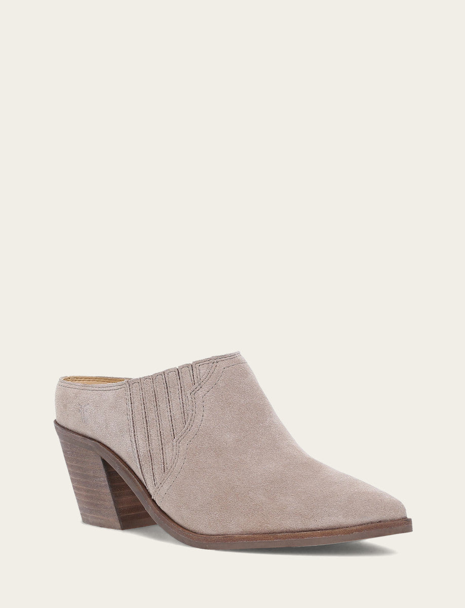 Sara Western Mule - Taupe - Hero