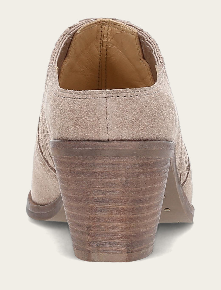 Sara Western Mule - Taupe - Back