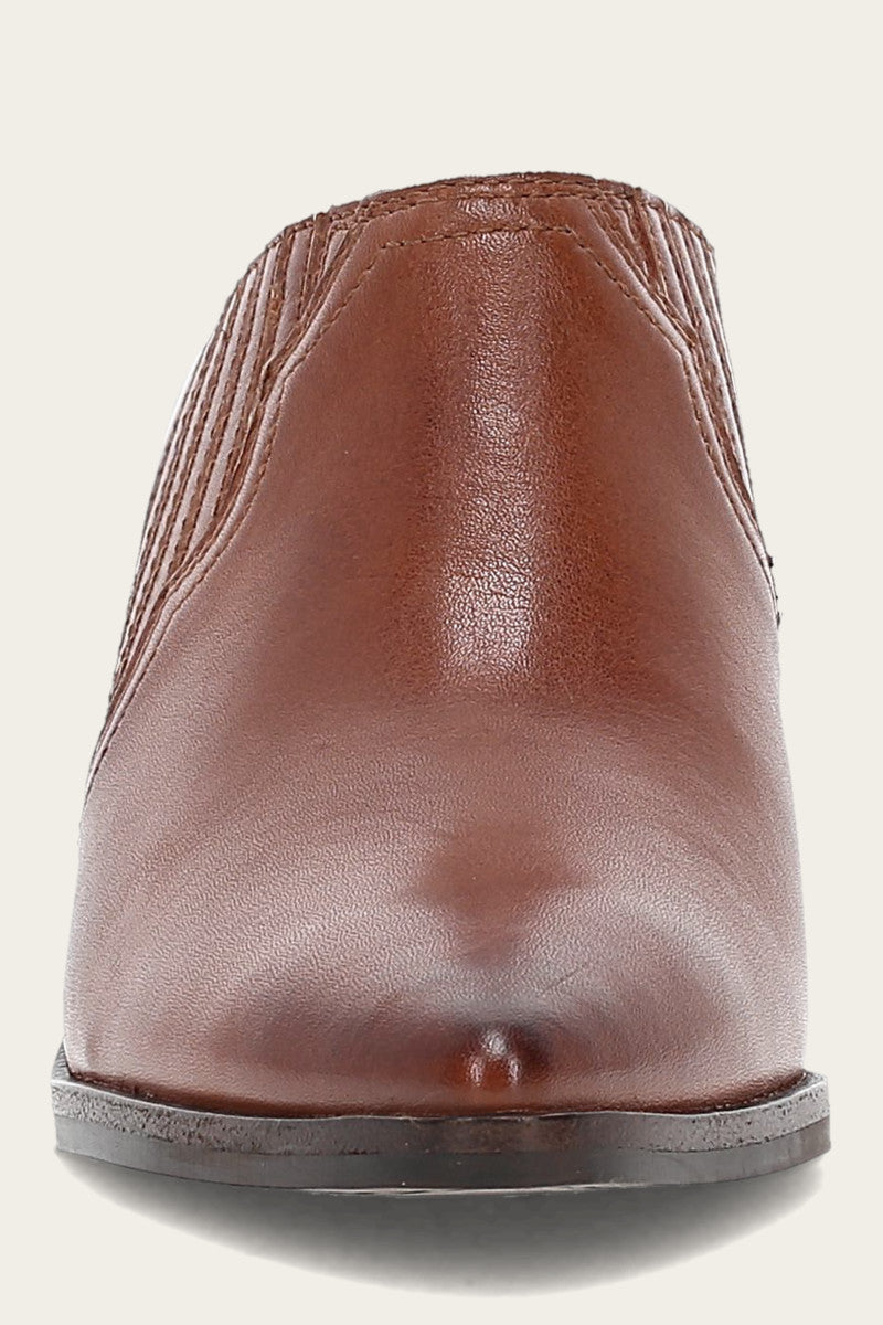Sara Western Mule - Cinnamon - Front