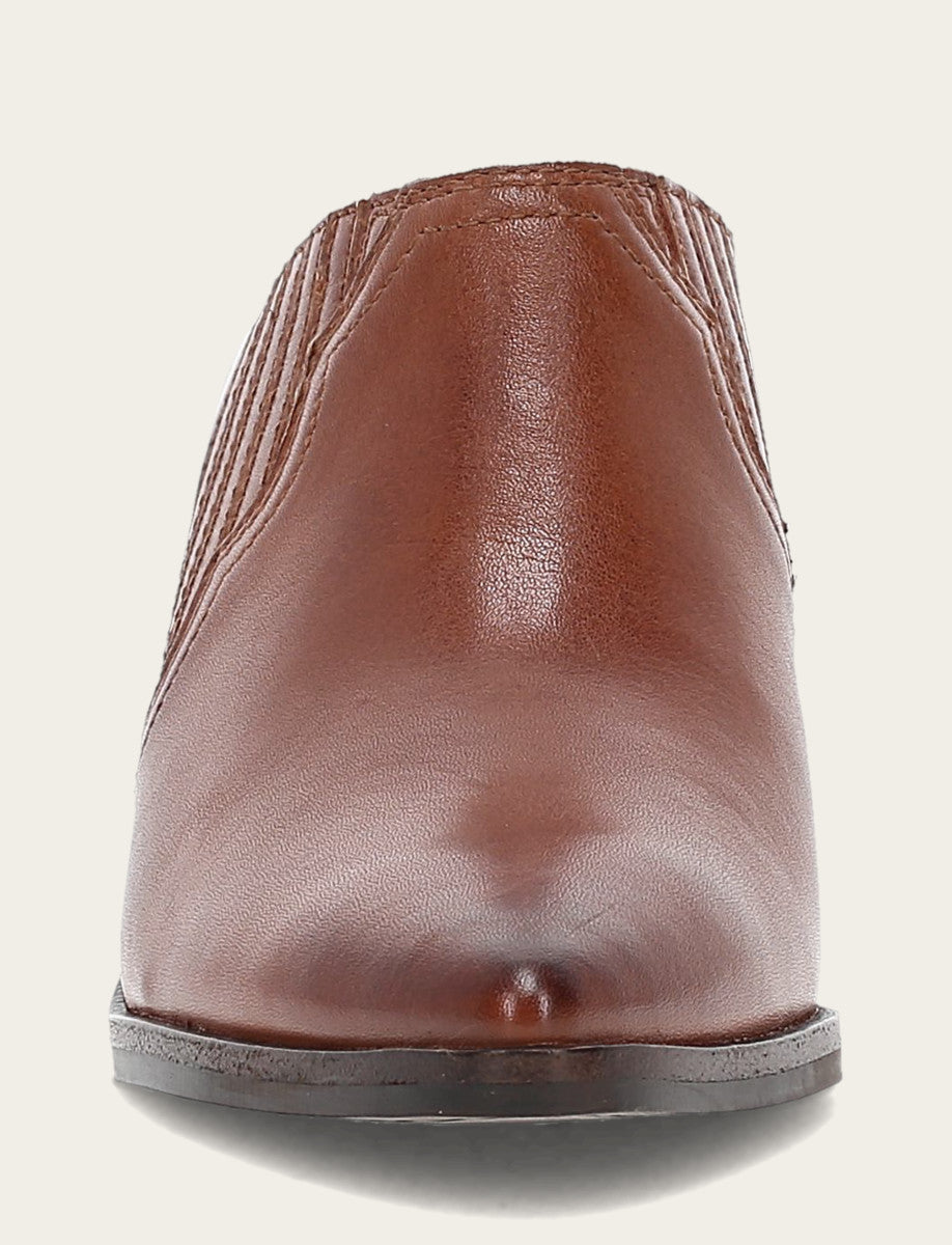 Sara Western Mule - Cinnamon - Front