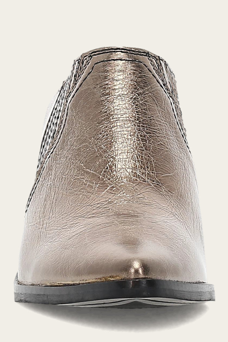Sara Western Mule - Bronze - Front