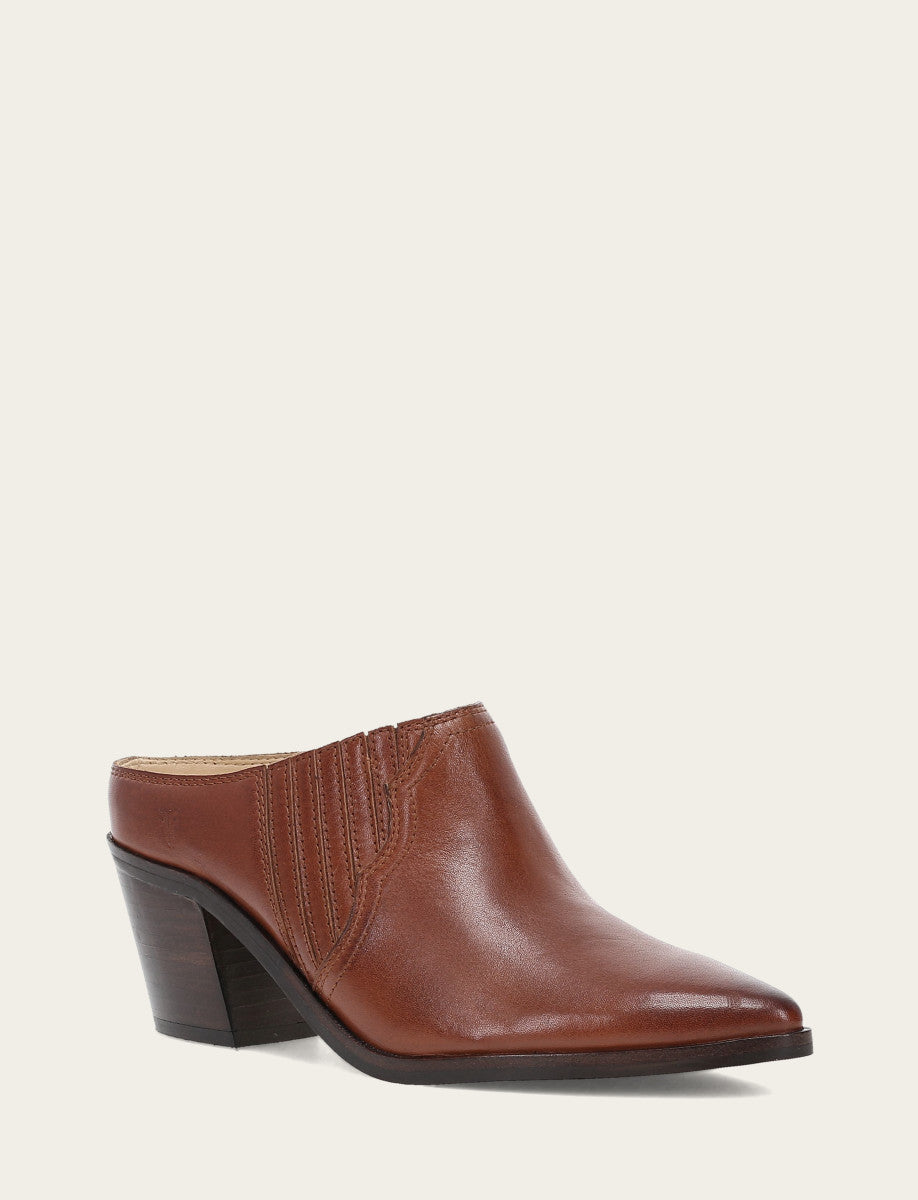 Sara Western Mule - Cinnamon - Hero