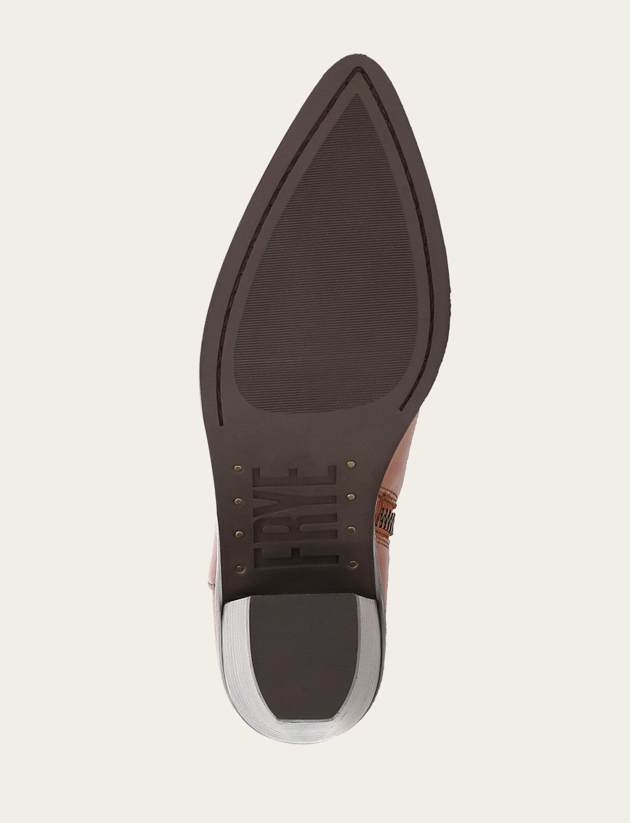 Sara Western Shootie - Cinnamon - Sole