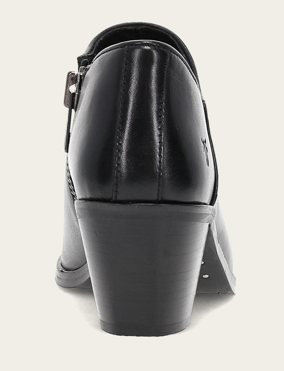 Sara Western Shootie - Black - Back